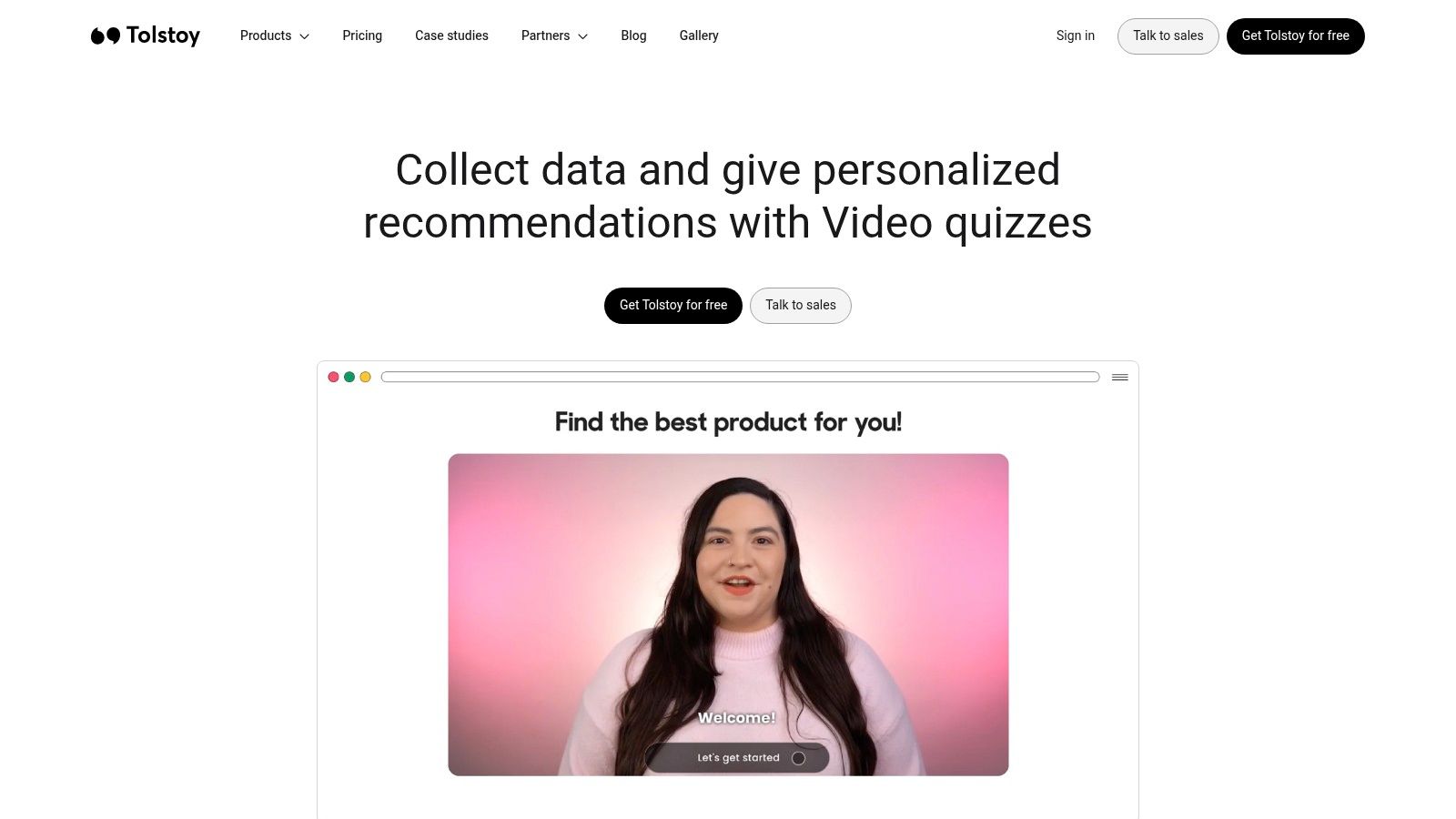 Tolstoy, Video Quiz + Shoppable Video for Shopify